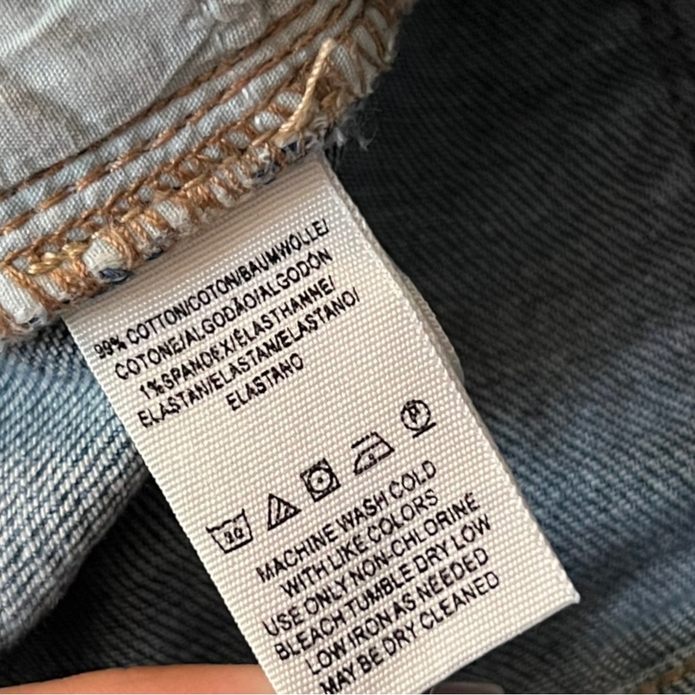 We The Free Free People Medium Wash Denim Distressed Jeans Women’s Size … - Picture 6 of 6